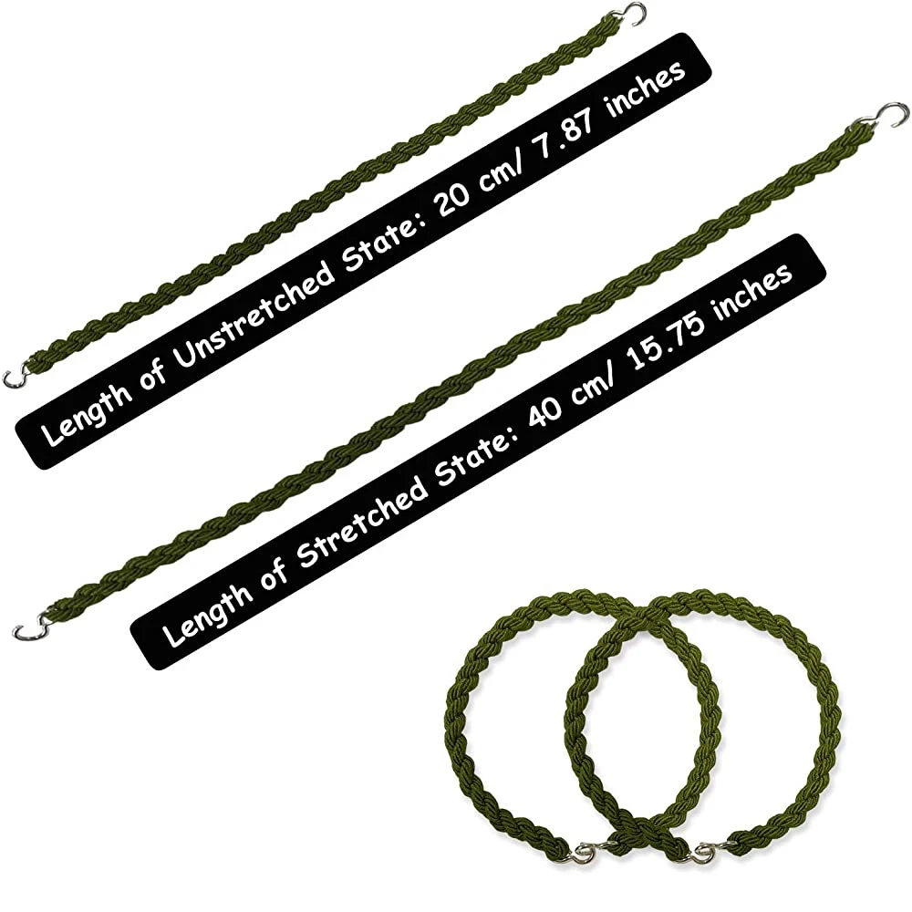 GUGULUZA 1/3/5/10Pairs Leggings Trouser Leg Strap Riding Boot Rubber Band Green Elastic Rope