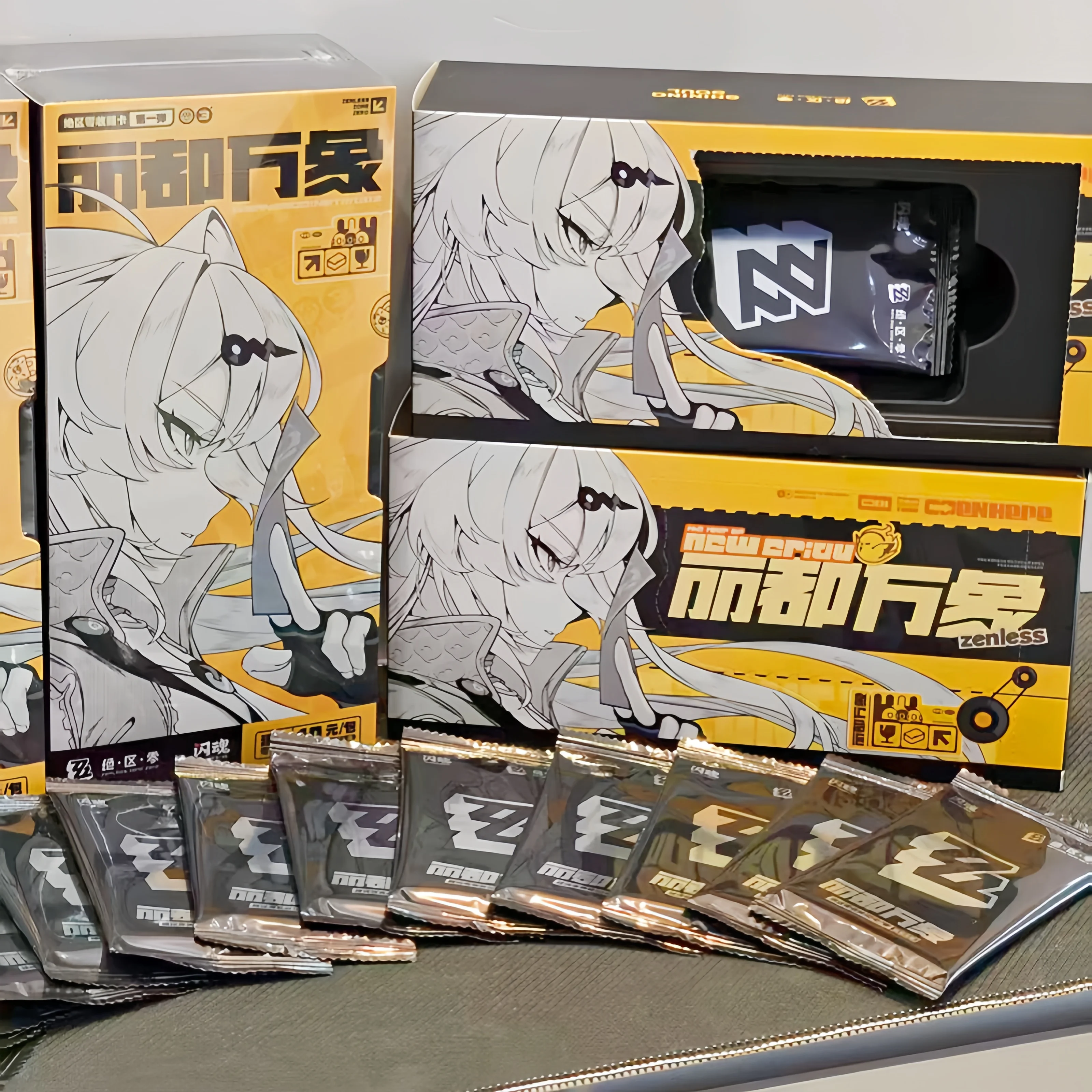 

Zenless Zone Zero X Shanhun Collectible Trading Cards First Edition Lidu Wanxiang Anime Character Collection For Anime Fans