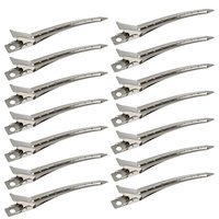 20pcs/set 3.5 Inch Silver Duckbill Hair Clips For Women Girls Hair Styling Rustproof Metal Hairpins Barrettes Hair Accessories