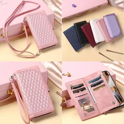 Cases for Samsung Galaxy S25 S24 S23 S22 S21 S20 S10 S9 S8 Plus Ultra FE S10E Case Cover coque Flip Wallet Phone Covers Sunjolly