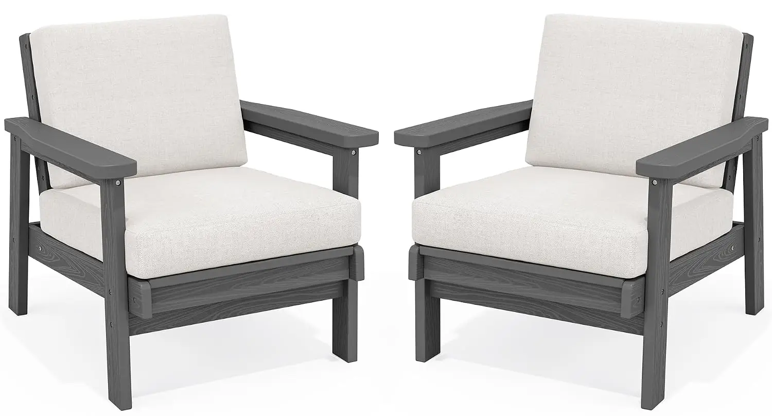 HDPE Outdoor Sofa Set of 2, Customized