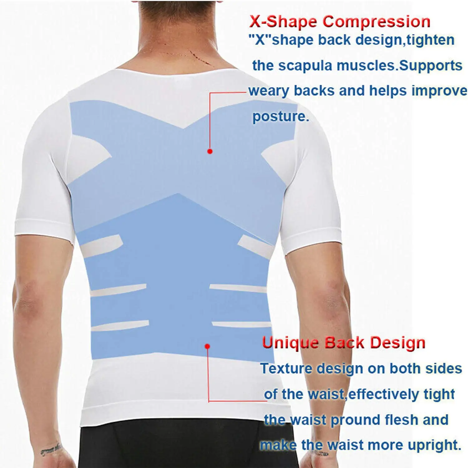 Men Shapewear Vest Seamless Abdomen Slim Shirt Classic Abs Belly Body Shaper Compression Undershirt Vest Gynecomastia Tank Top