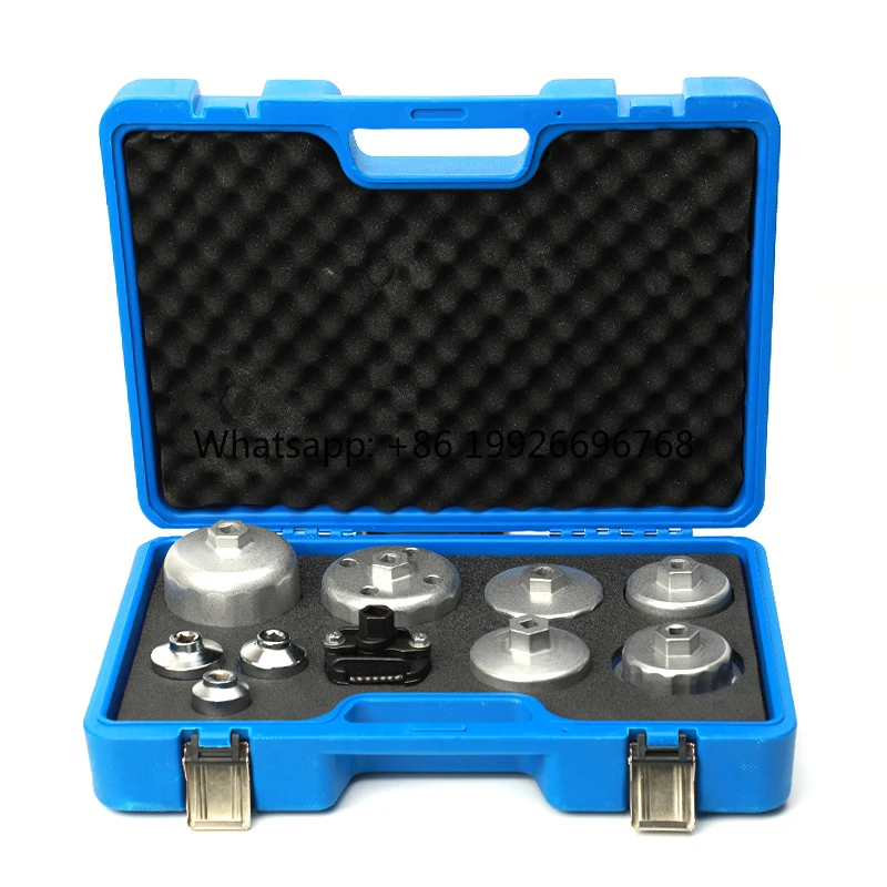 

Набор из 10 ключей-головок для снятия масляных фильтров чашечного типа, ручной инструмент