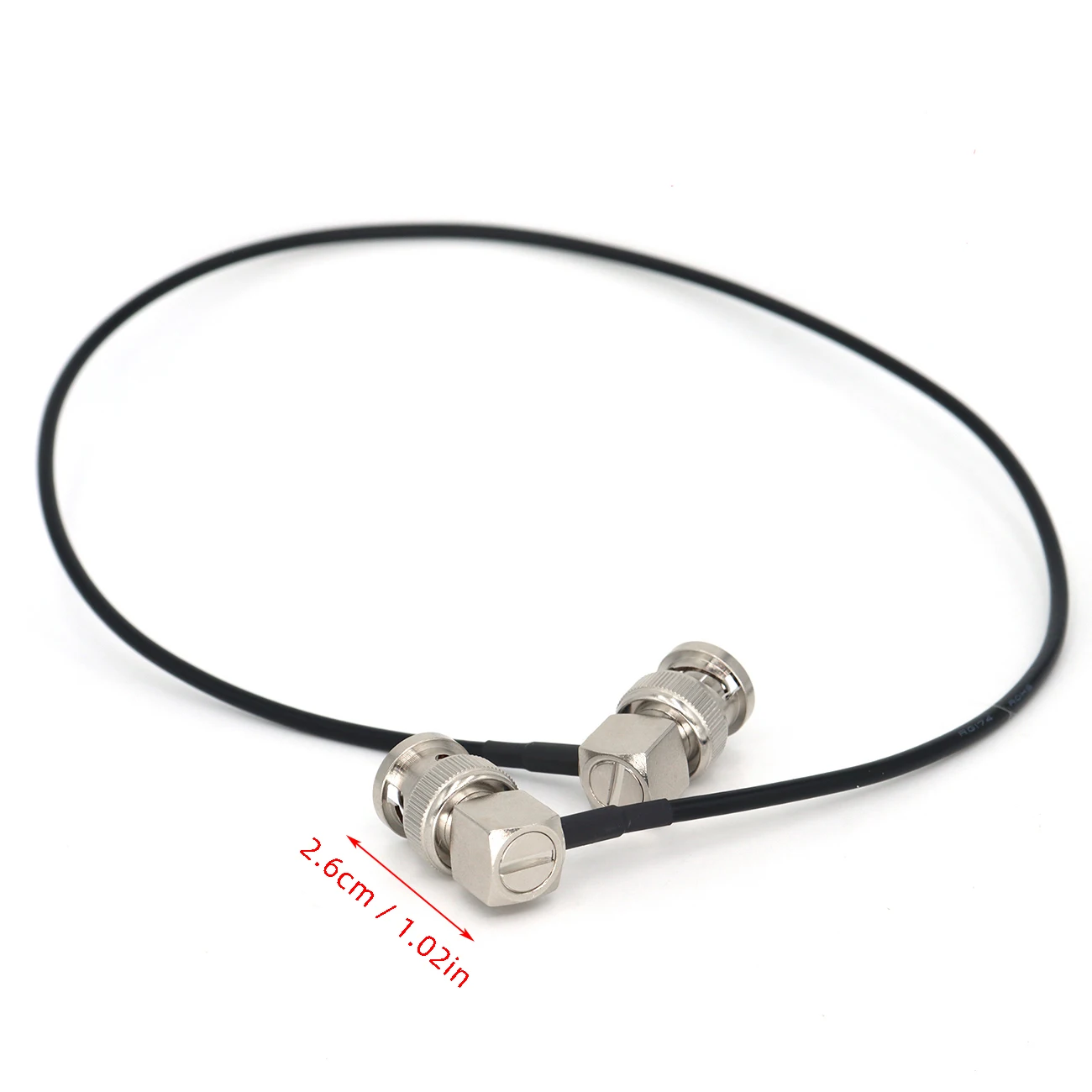 BNC to BNC Cable, 75ohm HD-SDI pigtail. Camera RF coaxial cable