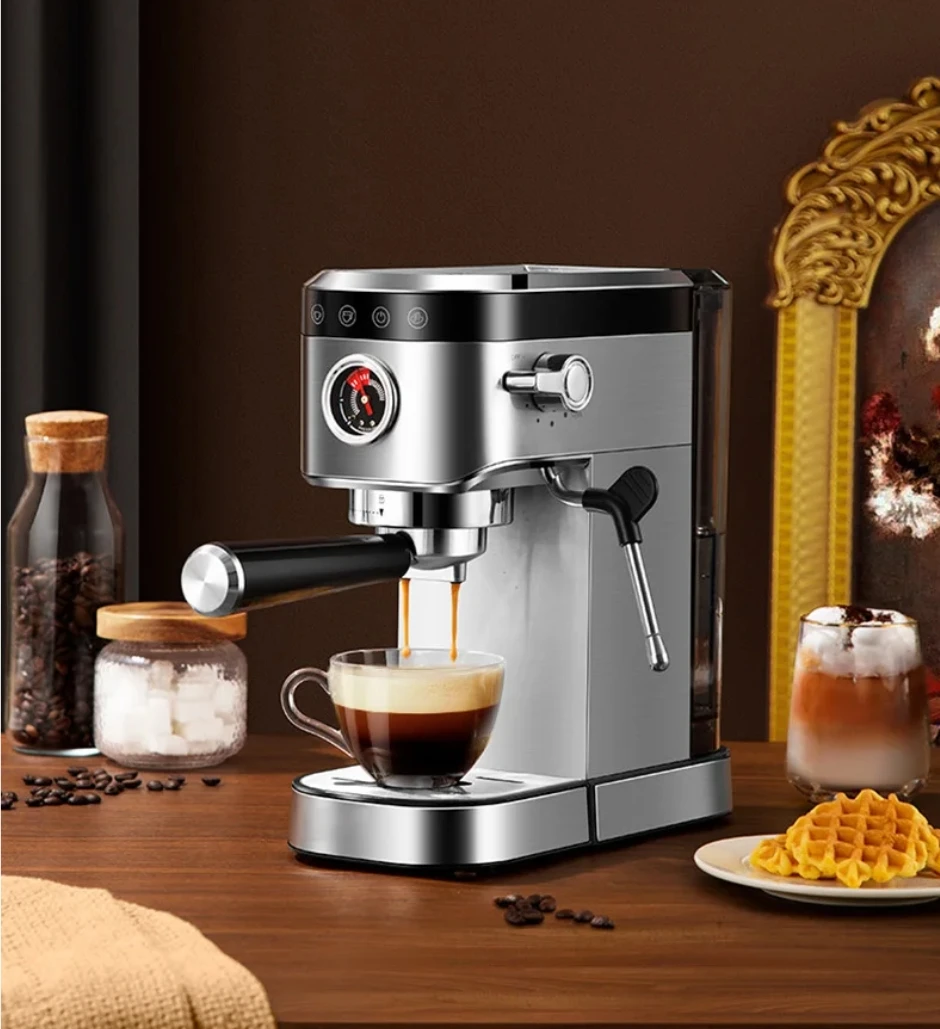 Italian Coffee Machine With Milk Froth Fast Semi-automatic Home Commercial Professional Electric coffee maker