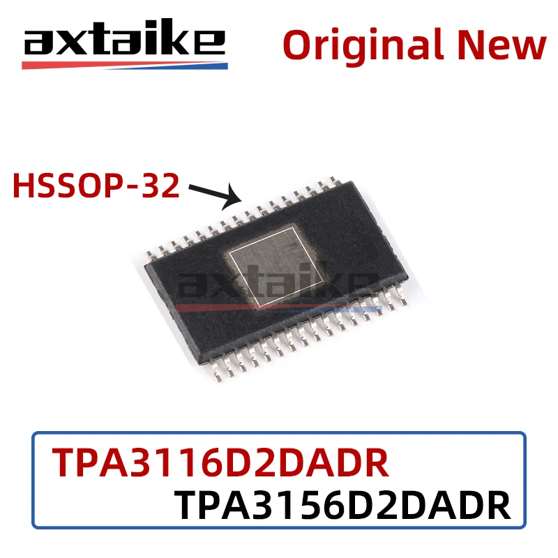 2-5PCS TPA3116D2DADR TPA3156D2DADR HTSSOP-32 2-Channel Class D Audio Power Amplifier Chip