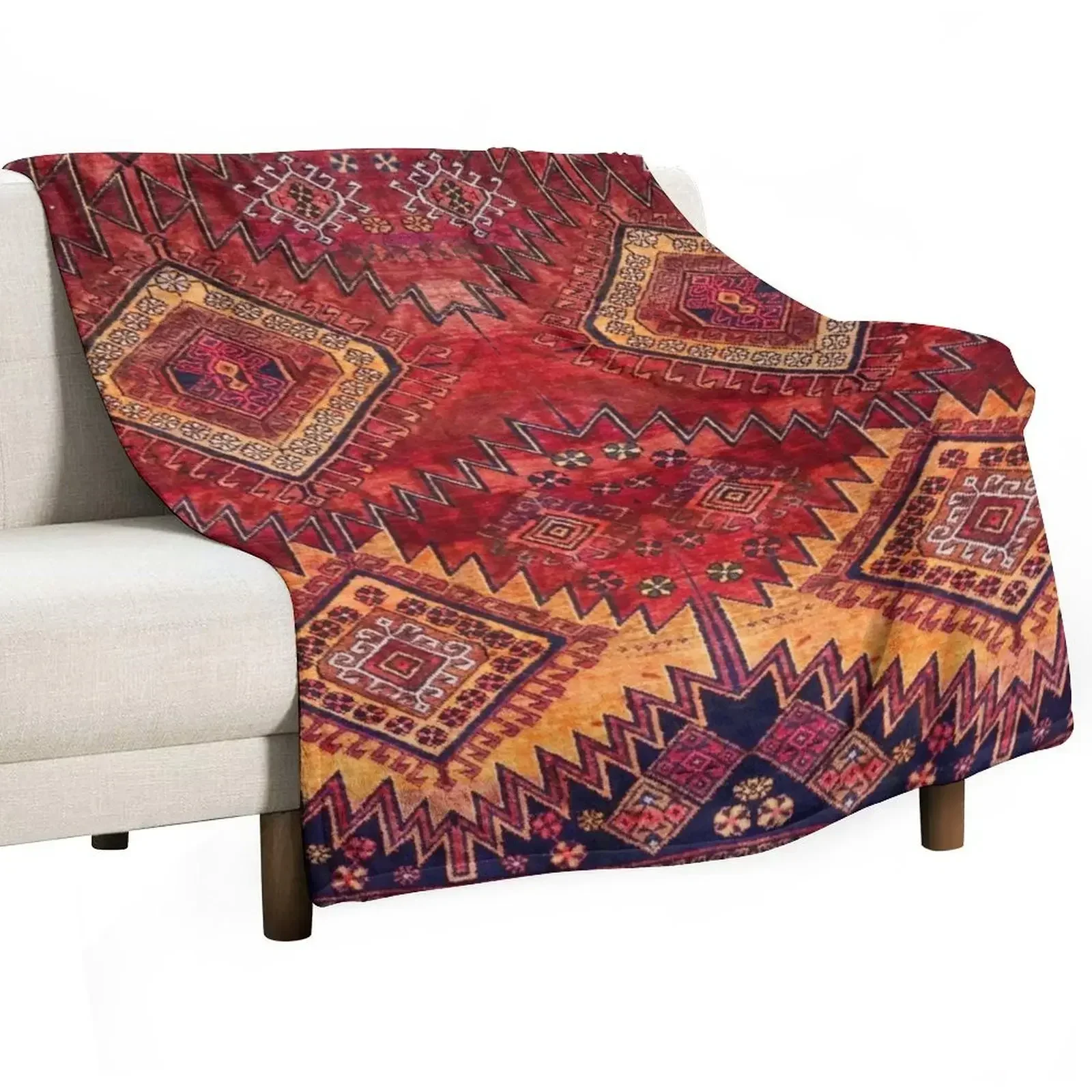 Berber Oriental Heritage Vintage traditional Moroccan Style Throw Blanket Tourist Quilt Blankets