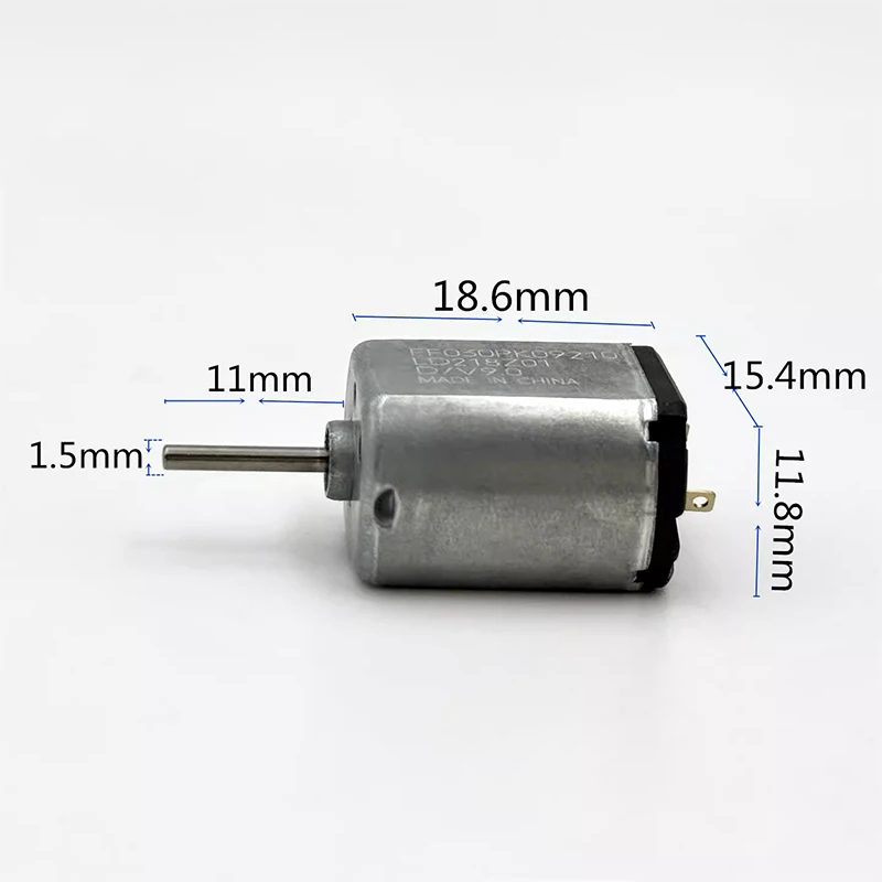 

FF-030PK-09210 Mini 030 Motor DC 3V 6V 7.4V 9V 19000RPM High Speed Micro 15mm Electric Motor DIY Car AV Door Lock Toy Model