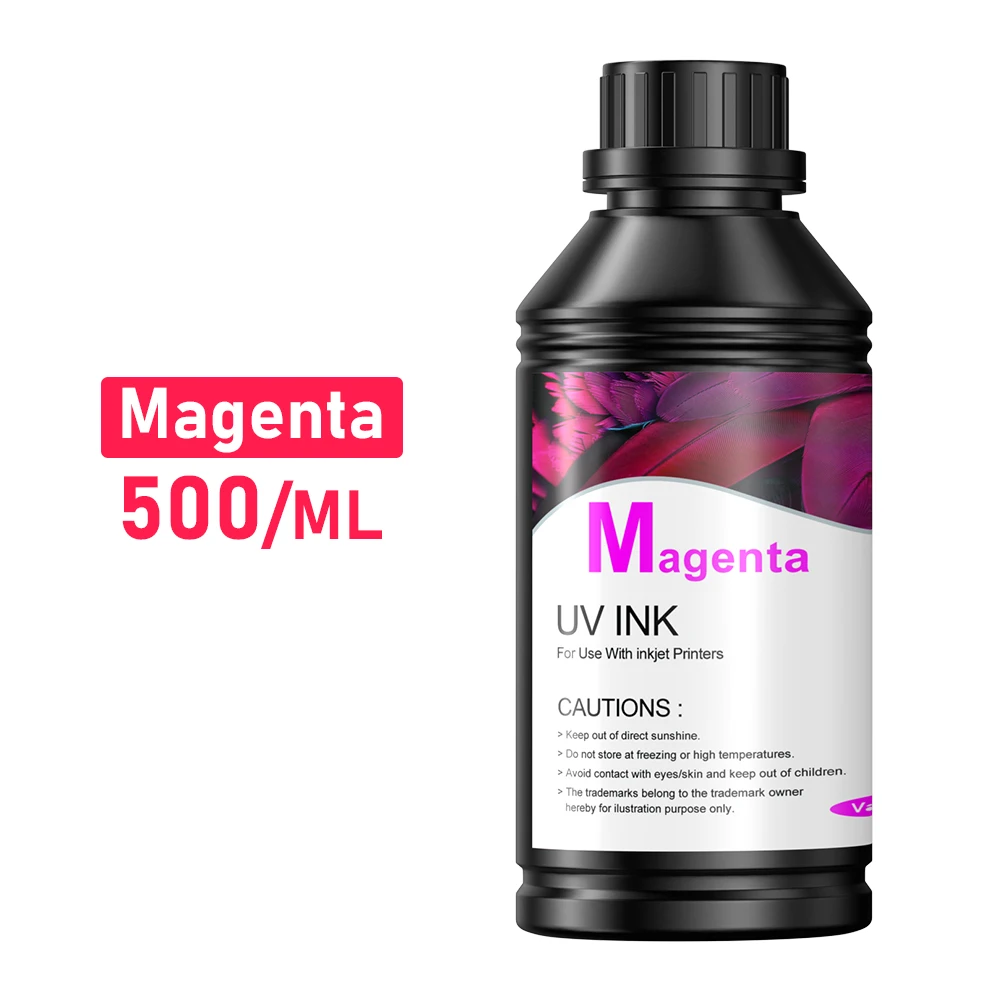 Imagem -03 - Led Tinta uv para Epson L800 L805 L1800 R330 R1390 R2000 Tx800 Xp600 Dx5 Dx7 Tudo uv Impressora Plana Universal Tinta de Cura uv 500ml