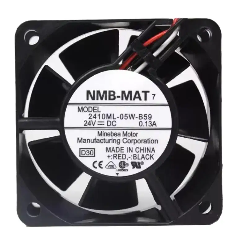 DL NMB 2410ML-05W-B59 D30 DC 24 В 0,13 А 60x60x25 мм 3-проводной охлаждающий вентилятор для сервера