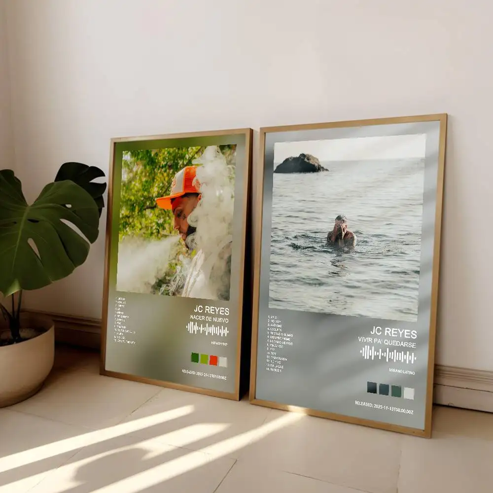 Póster de álbum JC Reyes, arte HD, hogar, sala de estar, dormitorio, Bar, pintura en lienzo estética