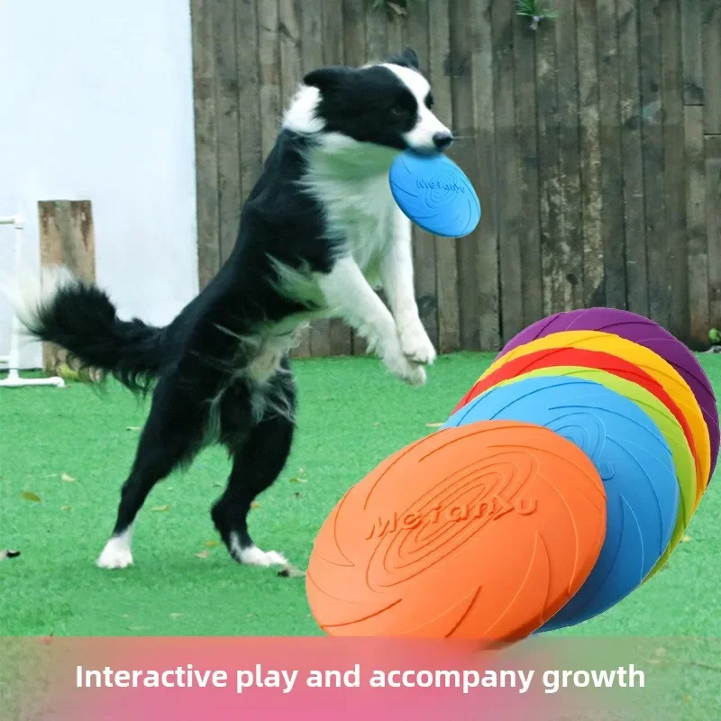 Dog Toys Anti-bite Flying Disc Multifunctional Pet Puppy Training Toys Outdoor Interactive Games pet products