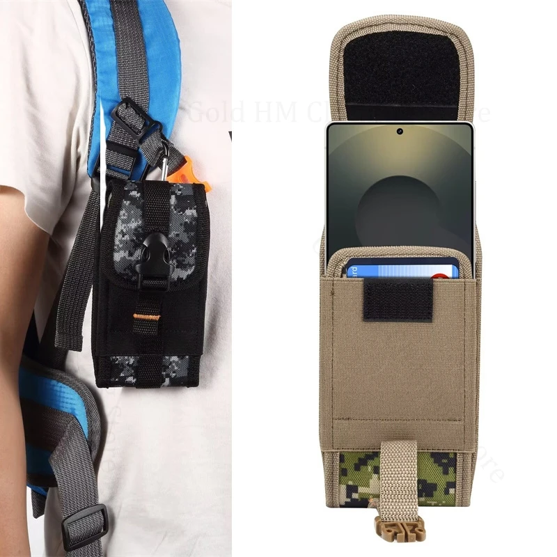 

Camouflage Case Phone Pouch For Redmi Note 15R 13 14 15 Pro Plus 14 SE 5G 12R 13R Pro Belt Card Slot Waist Bag Tactical Pocket