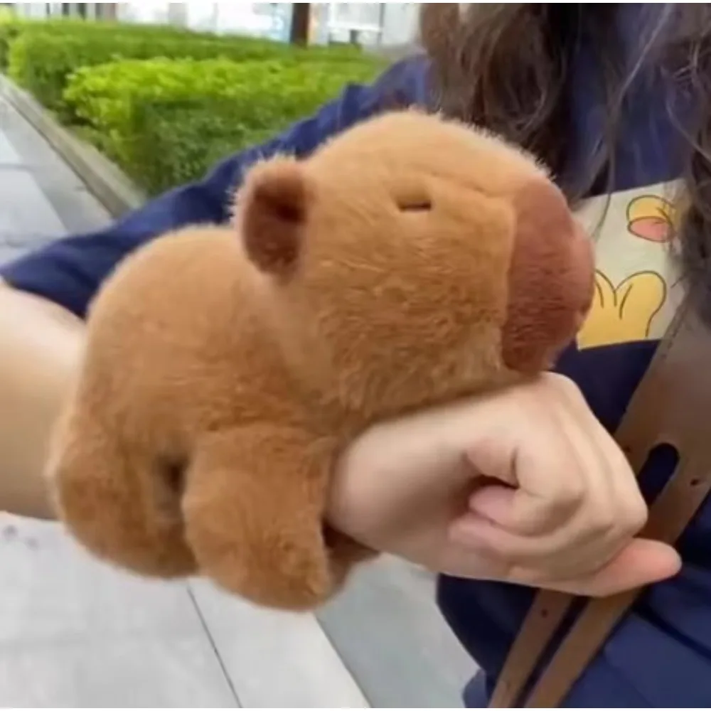 สัตว์ Slap สร้อยข้อมือ Capybara ตุ๊กตาของเล่นตุ๊กตาสัตว์ Huggers Slap ของเล่นสัตว์สายรัดข้อมือ Interactive ตัวเลขของเล่นเด็กของขวัญ
