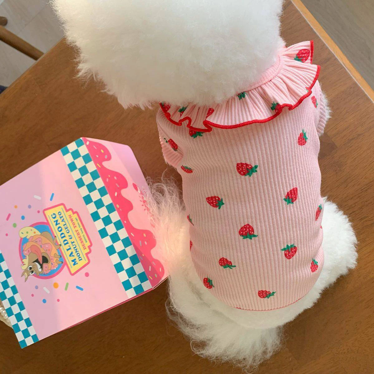 Cute Dog Vest with Ruffled Collar