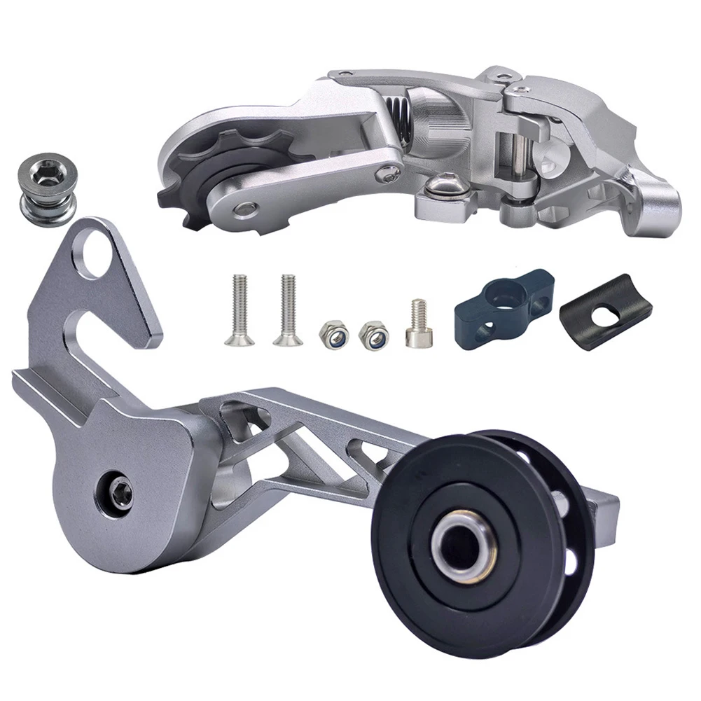

For Rear Axle Rear Derailleur Bike Chain Tensioner Tail Hook Accessories Chain Presser Easy Installation Lightweight