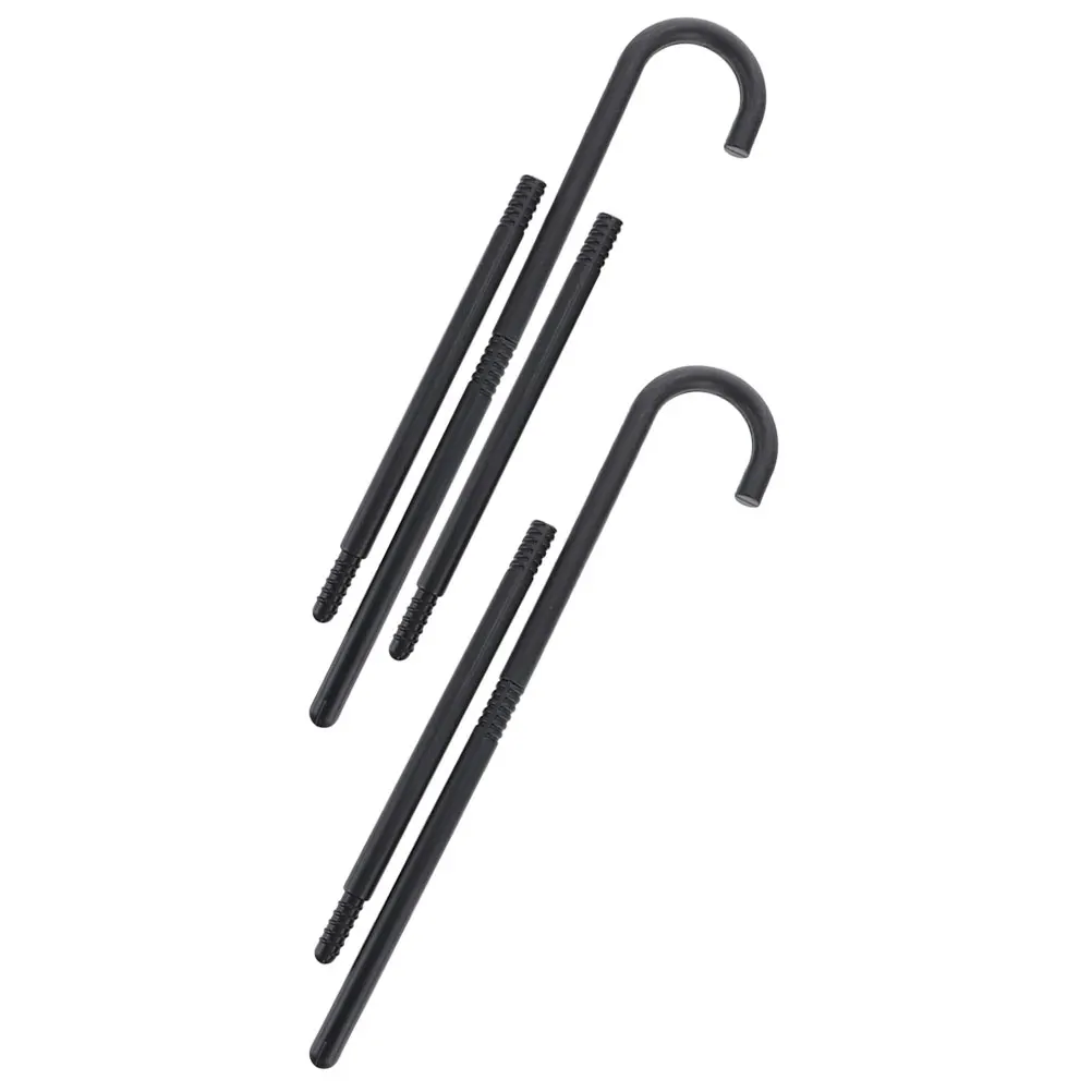 

2 Pcs Translation Cane Magician Stick Party Crutch Prop Crutches Wand Performance Plastic