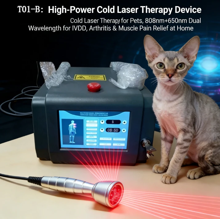 

Профессиональный лазер 808 нм + 650 нм для животных, для лечения и снятия воспалений, ветеринарный физиотерапевтический аппарат для домашнего ухода