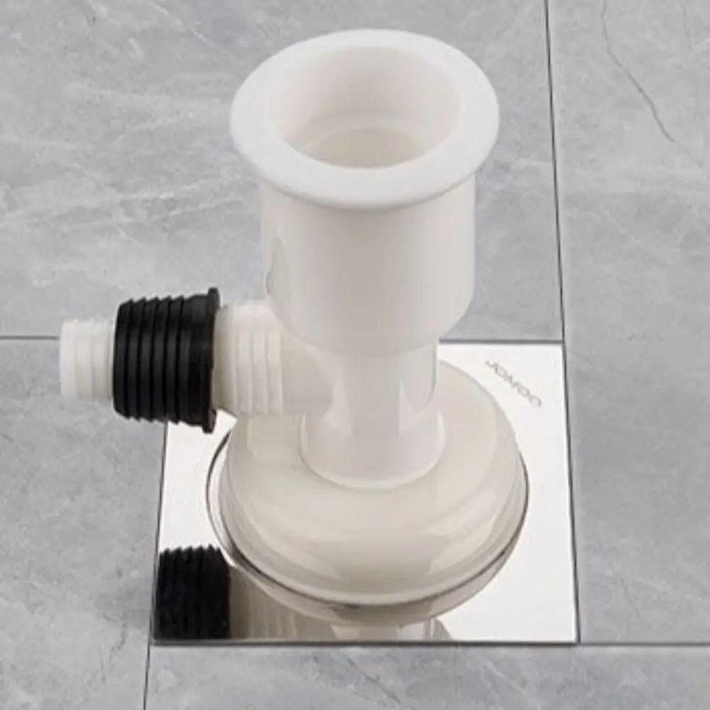 Dual-Interface Washing Machine Drain Tee Dual-Purpose Pipe Connector Floor Drain Joint Anti-Return Two-In-One Drain Pipe Tee