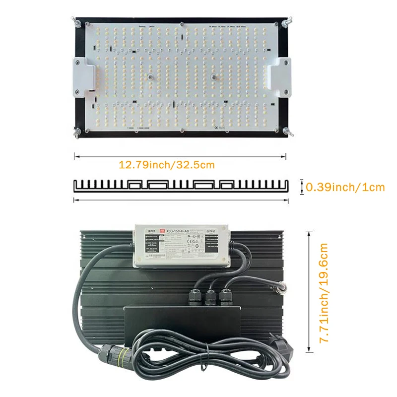 Lm301h Evo 120W Led Grow Light Dimmable 5-channel Control Full Spectrum Uva Uvb 660nm 730nm 450nm Led Grow Light Board Planting