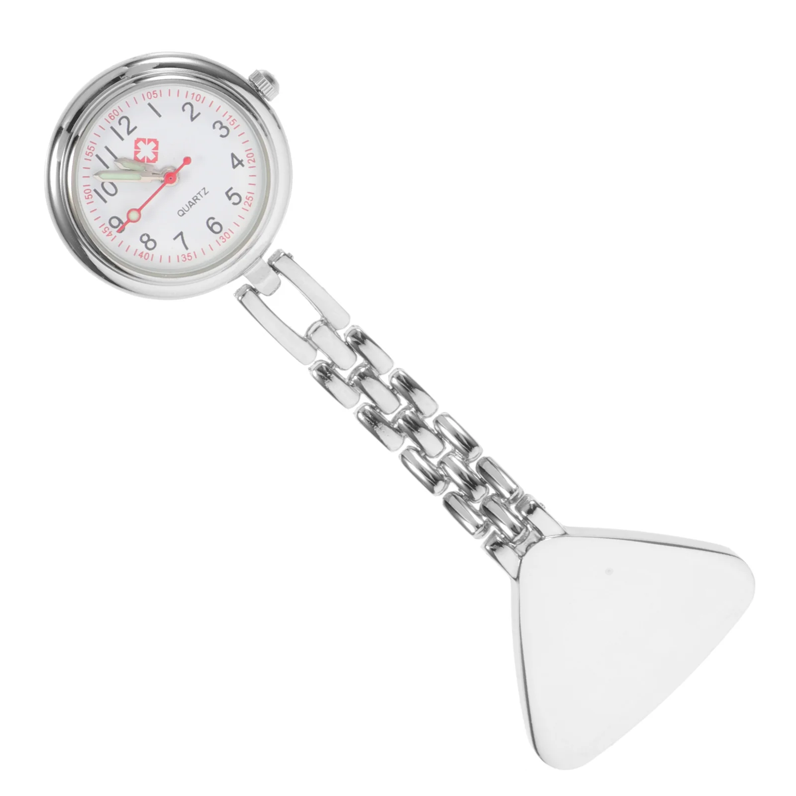 Jam Saku Logam Ringan Bergaya dan Tahan Lama untuk Anak-anak dan Lansia dengan Skala Dial Jelas, Portabel, Hadiah, Paduan Kuarsa