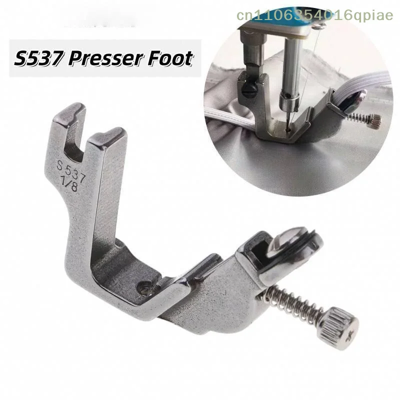 

（Summer4）S537 Pleated Wrinkled Presser Foot Right Guide Multifunctional Lockstitch Sewing Machine Feet Industrial Pressing Foot