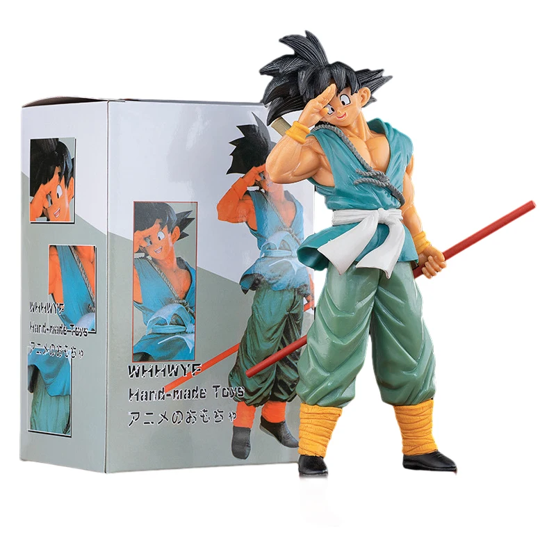 21cm Dragon Ball Z Anime Figure Goodbye Goku Action Figure PVC Collection Model Doll Classic Ornaments Toys Gift