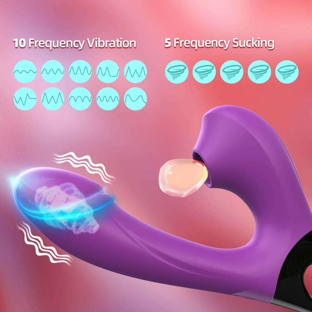 For Women Powerful Clitoral Vibrator Clit Clitoris Sucker Sucking Vacuum Stimulator Dildo Sex Toys Female Goods for Adults Shop view 2