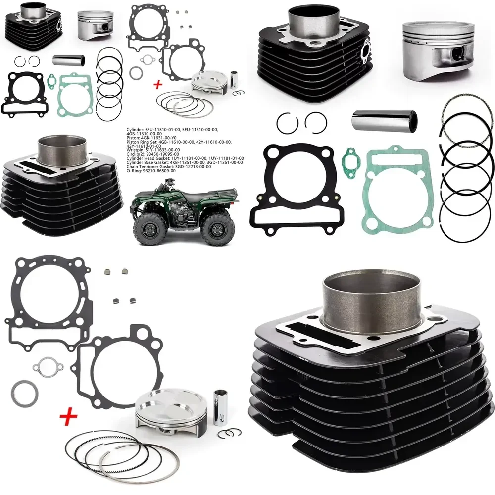 

Cylinder Piston Gasket Kit for YFM400 400 400 OEM 5FU-11310-01-00 ATV UTV Engine Parts