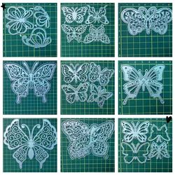 (11 Styles) Beautiful Butterfly Insect Metal Cutting Dies DIY Scrapbooking Paper Photo Album Crafts Mould Cards Punch Stencils