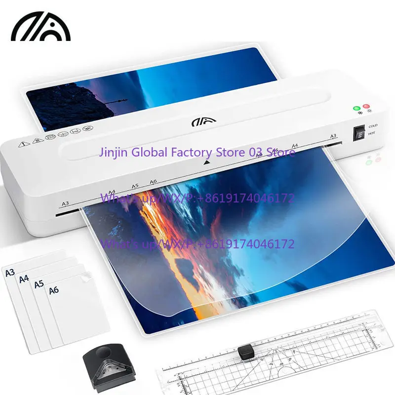 1PCS  110V small A3 plastic sealing machine, household plastic machine, automatic photo plastic sealing machine