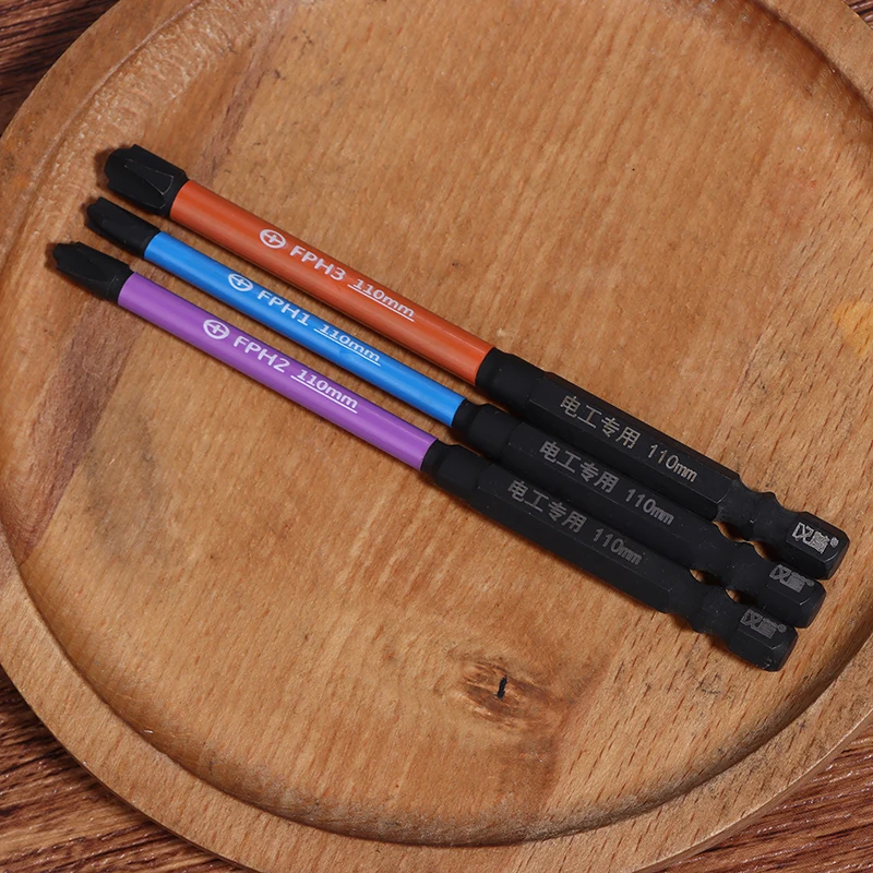 65/110 مللي متر المغناطيسي خاص مشقوق الصليب مفك بت ل قواطع دوائر كهربائي المقبس التبديل استبدال أداة السلطة #1