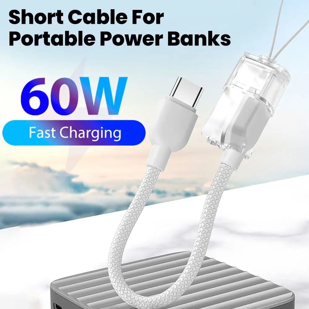 

PD 60 Вт USB C — USB Type C Кабель для быстрой зарядки данных для Iphone 15 16 Huawei Samsung Xiaomi Брелок USB C — ios Кабель