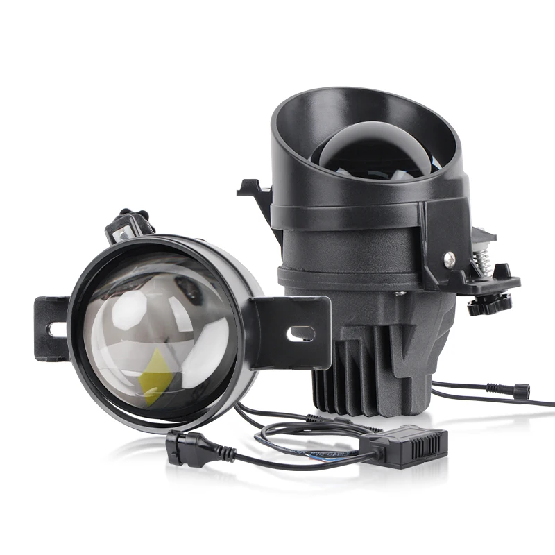 

90W 3inch Super bright Projectors Lenses Fog Lights white yellow 6000K 3000K For Nissan 12V CSP Chip headlamp Fog Lamp