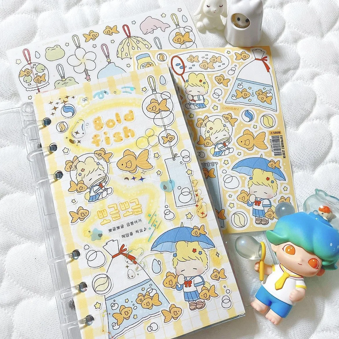 Korea Waterproof Cute Cartoon Girl Stickers Ipad Phone Case Handbook Diary Planner Notebook Scrapbook DIY Decorative Stickers image 6