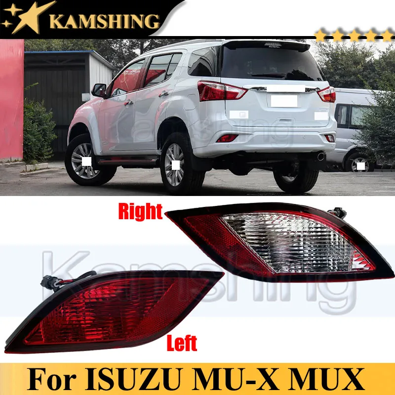 

Kamshing Rear Fog Light Rear Fog Lamp For ISUZU MU-X MUX Rear Bumper Light Lamp Reflector Reversing Light Lamp