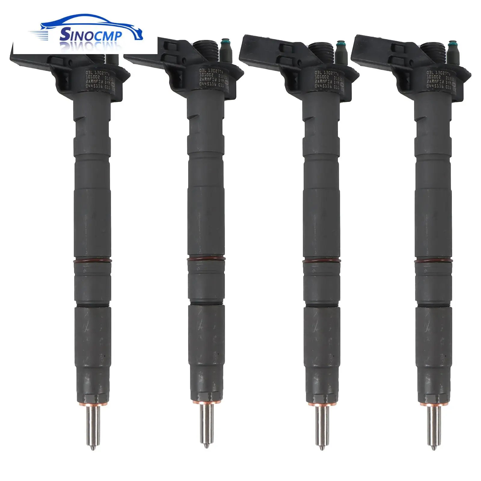 4 PCS Diesel Fuel Injectors For 2005-2012 VW Beetle GTI Golf Jetta R32 Rabbit Audi A3 2.0 TDI 03L130277A Car Engine Replace Part