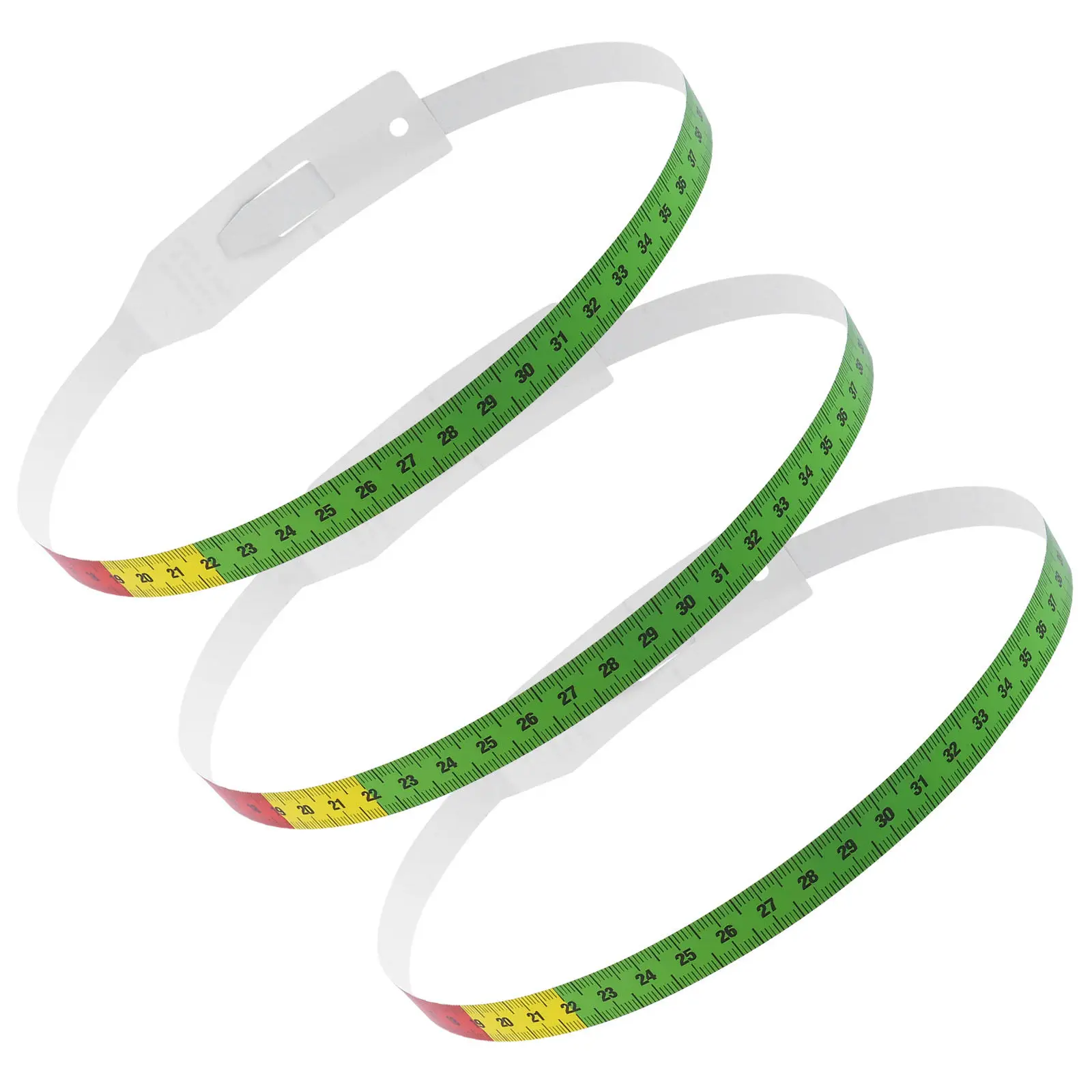 

Набор из 3-х рулеток для измерения окружности головы, 56 см, из полипропилена, точные портативные измерительные инструменты, аксессуары для измерения длины