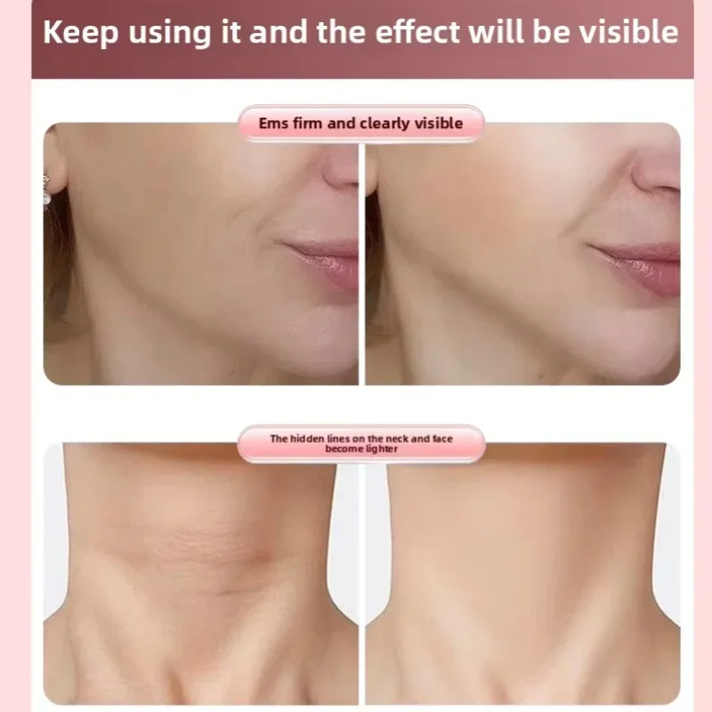 Masajeador de Estiramiento Facial con doble rodillo de microcorriente, dispositivo reafirmante Facial, herramienta de belleza portátil, artefacto adelgazante antiarrugas