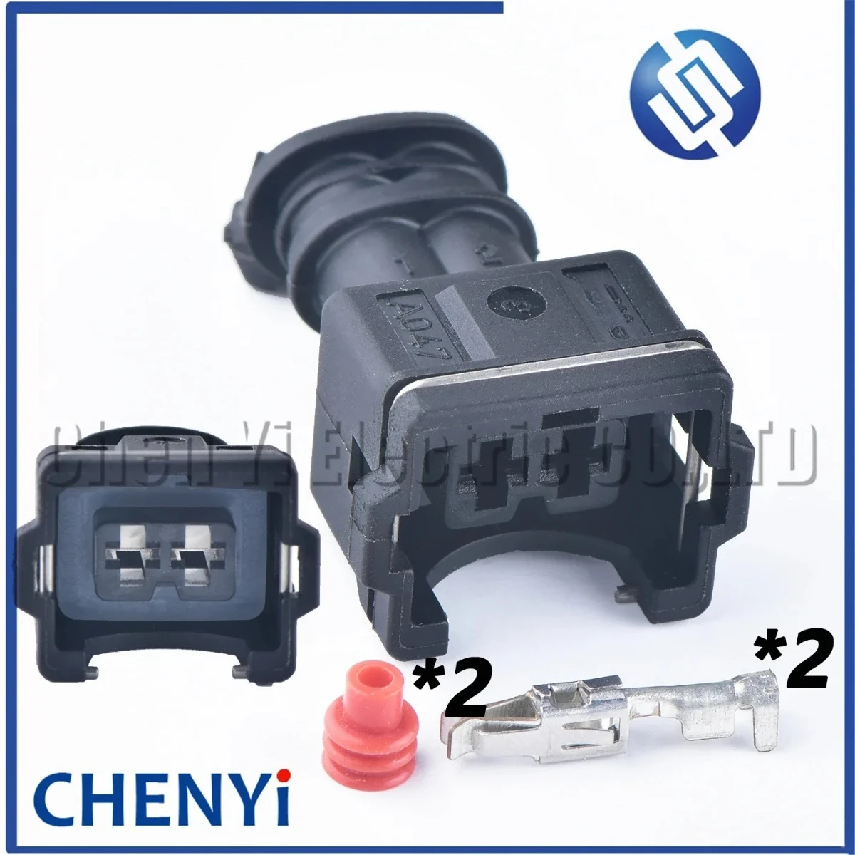 2 Pin Auto waterproof Connector female or male EV1 Fuel injection nozzle Wire harness plug 282190-1 0-282190-1 A047