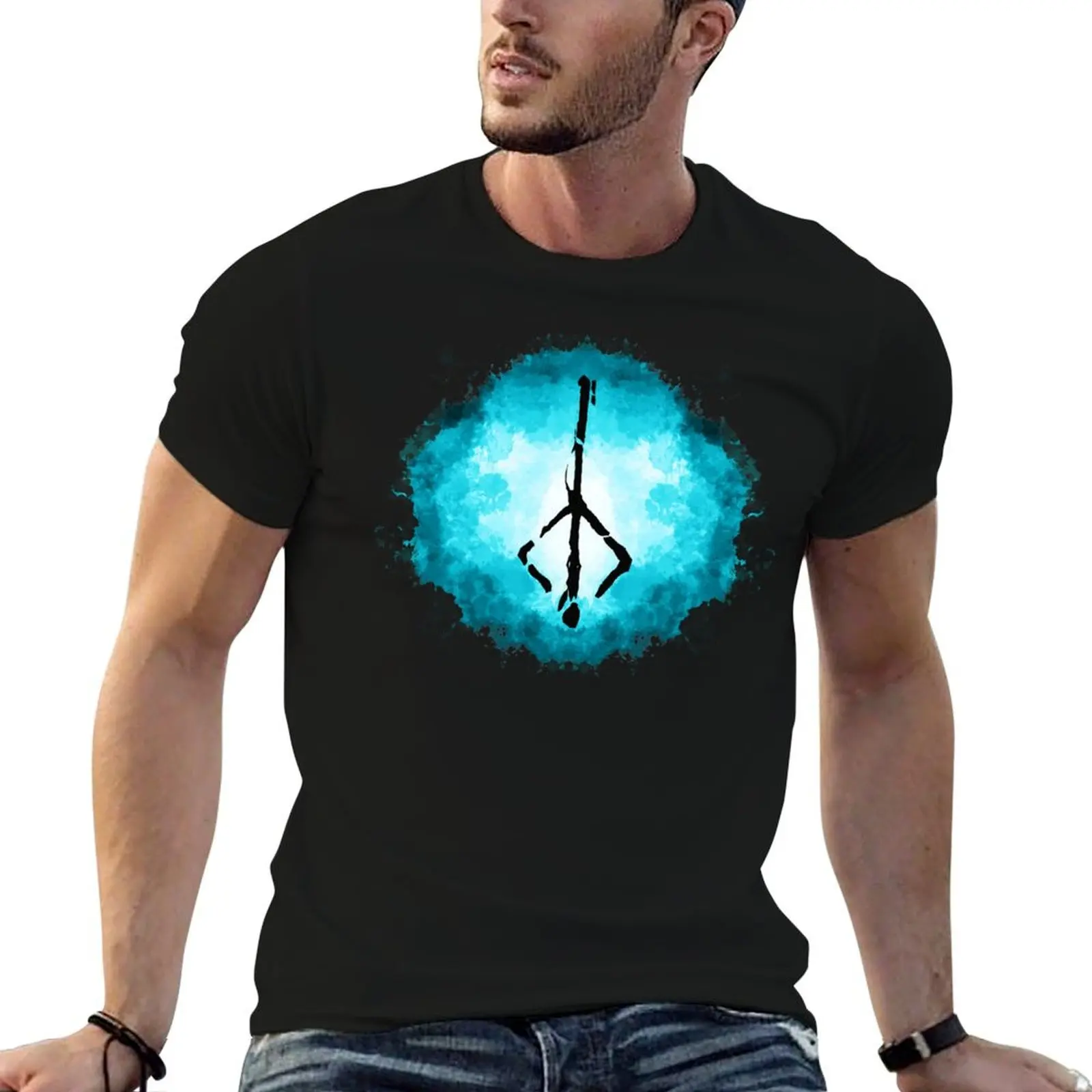 Bloodborne - Hunter Caryll Rune T-Shirt Basic Breathable Solid Color T-Shirt