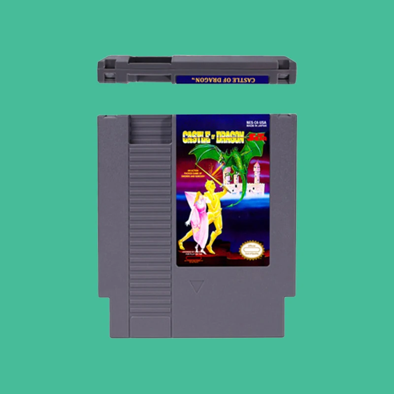 

Castle of Dragon - 72 pins Game Cartridge for 8bit NES Video Game Console