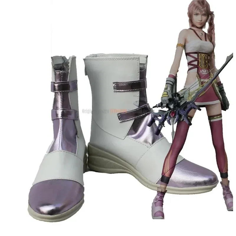 Submit Farron cosplay shoes final fantasy13 FF13 submit Farron cosplay boots shoes custom made