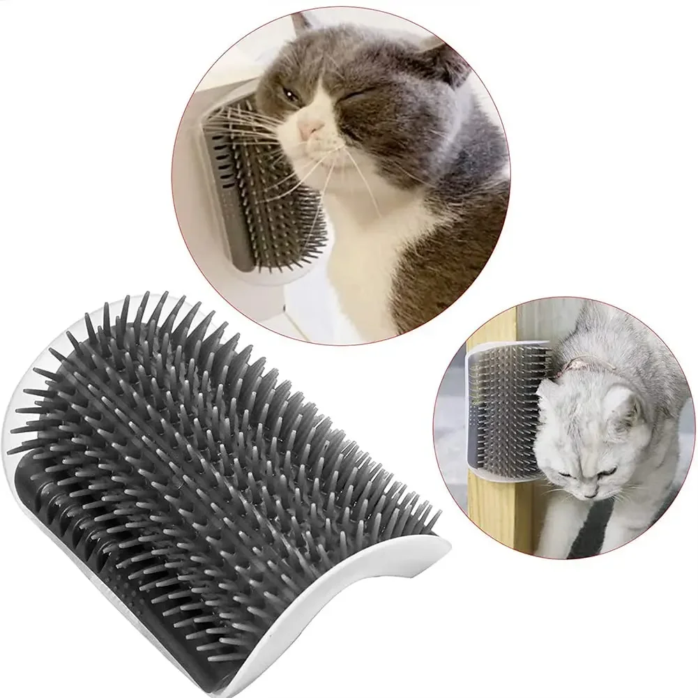 Cat Scratcher Massager for Cats Scratching Pets Brush Remove Hair Comb Grooming Table Dogs Kitten Care Royal Canin Accessories