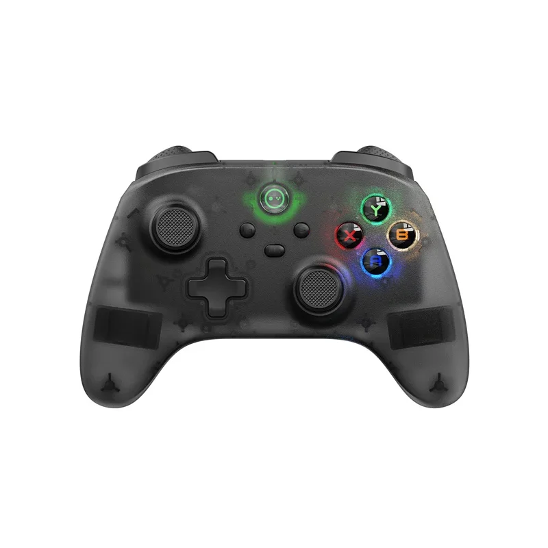 LinYuvo KC06 Por Crystal Button Bezprzewodowy joystick do gamepada z funkcją 6 osi/Turbo dla Nintendo Switch/Switch OLED/Android/IOS