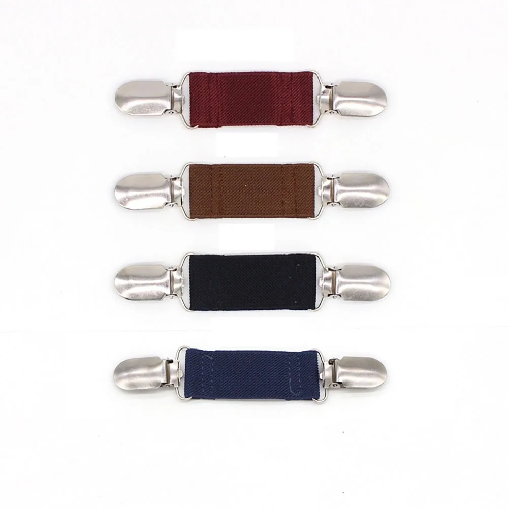 1 Piece Elastic Cardigan Clips Fitting Back Cinch Clip to Tighten Shawl Sweater Dress Shirts Collar Clip for Women Girl Clothing