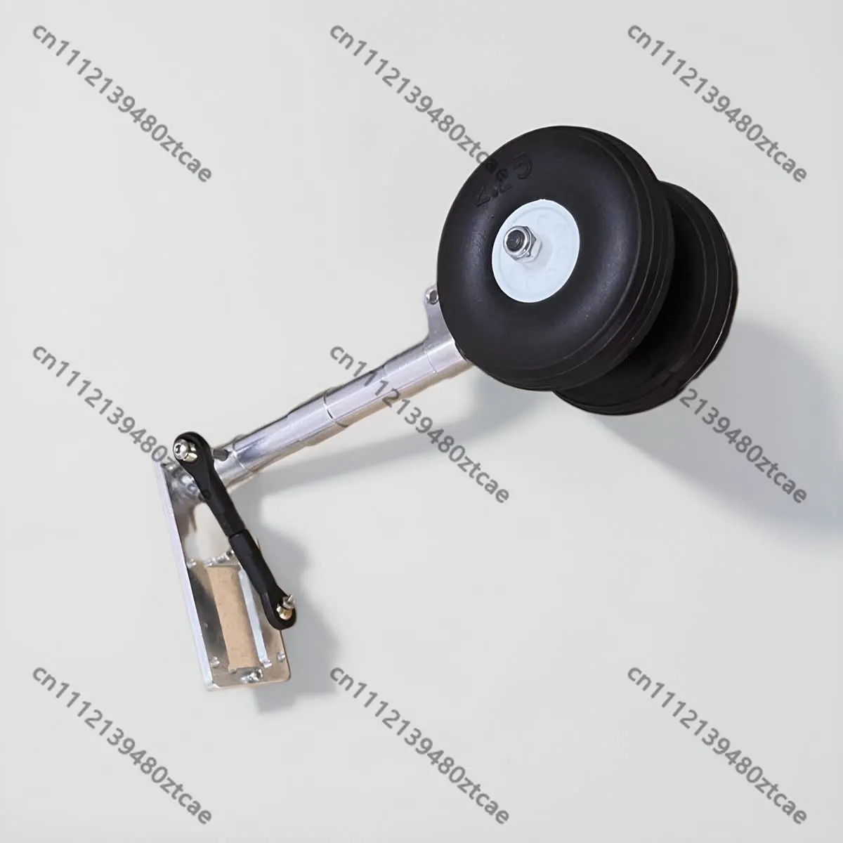 

116-216mm 17g Servo Steering Assembly with Double Wheel Damping Landing Gear for RC Plane