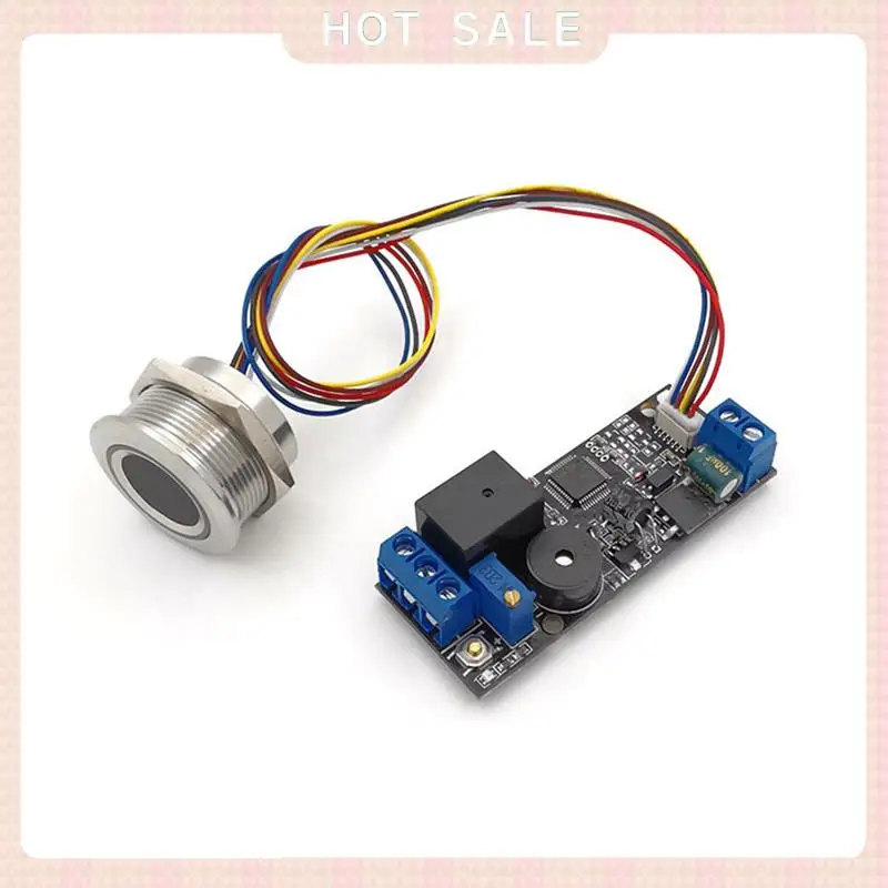 Entrega en 24 horas K202 + R503 Placa controladora de huellas dactilares DC12V Placa de control de bajo consumo de energía + módulo de huellas dactilares R503