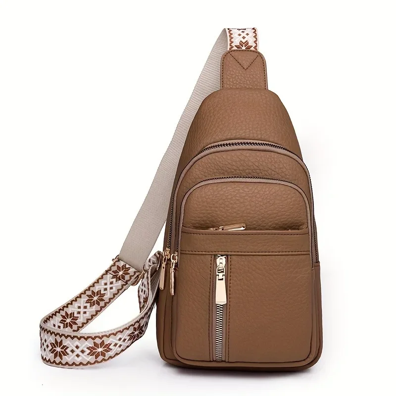 

Unisex Retro Shoulder Bag, Fashionable Large Capacity Leather Crossbody Bags, Suitable for Commuting and Business Occasions