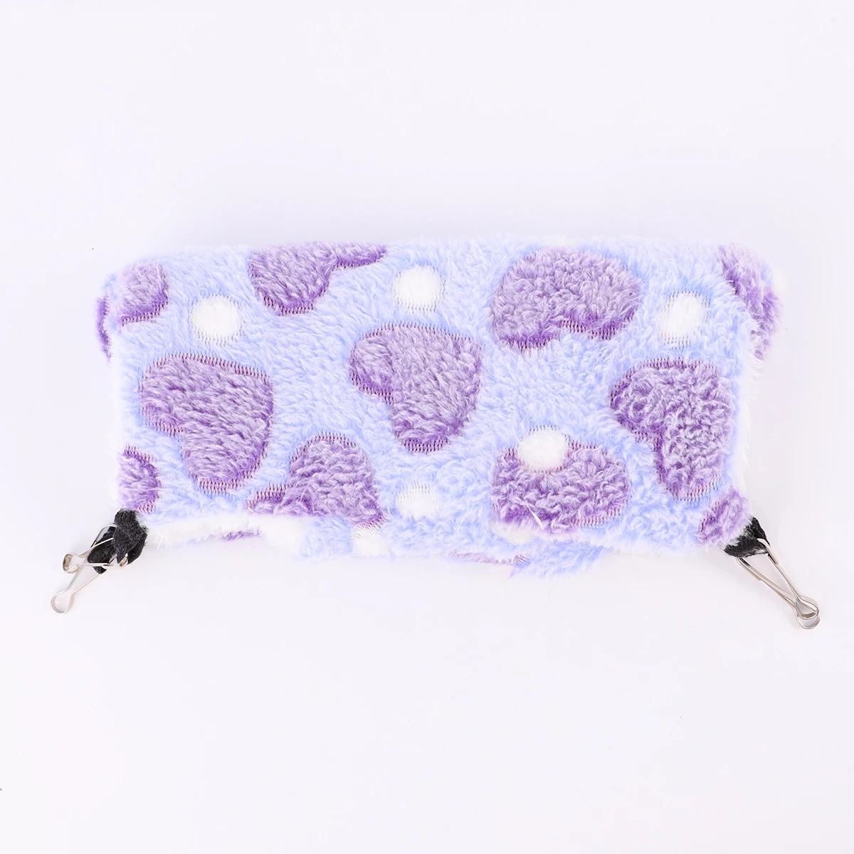 

Pet Bed Warm Hanging Double Layers Pet Bed Pet Supplies for Animal (20x20 Loving Heart Printed Style, Purple)